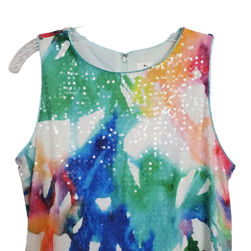 Julia Jordan Size 10 Dress Sequin Sparkle Party Vacation Cocktail Resort Lined - Picture 4 of 11